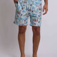 Men Regular Fit Swimming Short - Blue