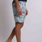 Men Regular Fit Swimming Short - Blue