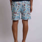 Men Regular Fit Swimming Short - Blue