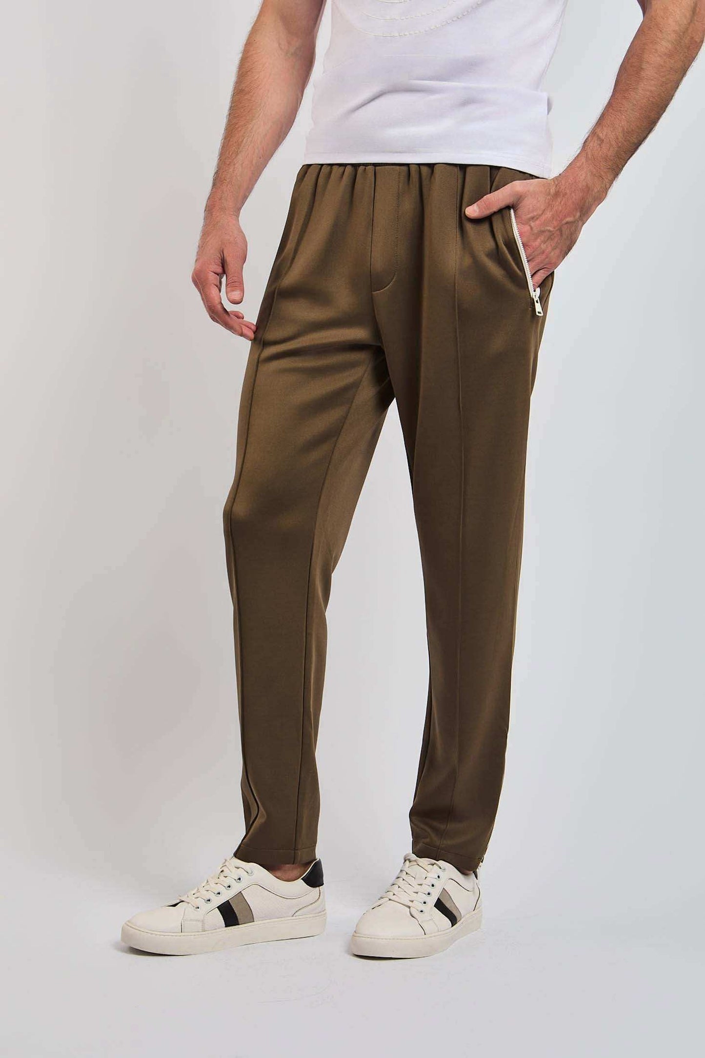 Men Slim Fit Sweat Pant - Green