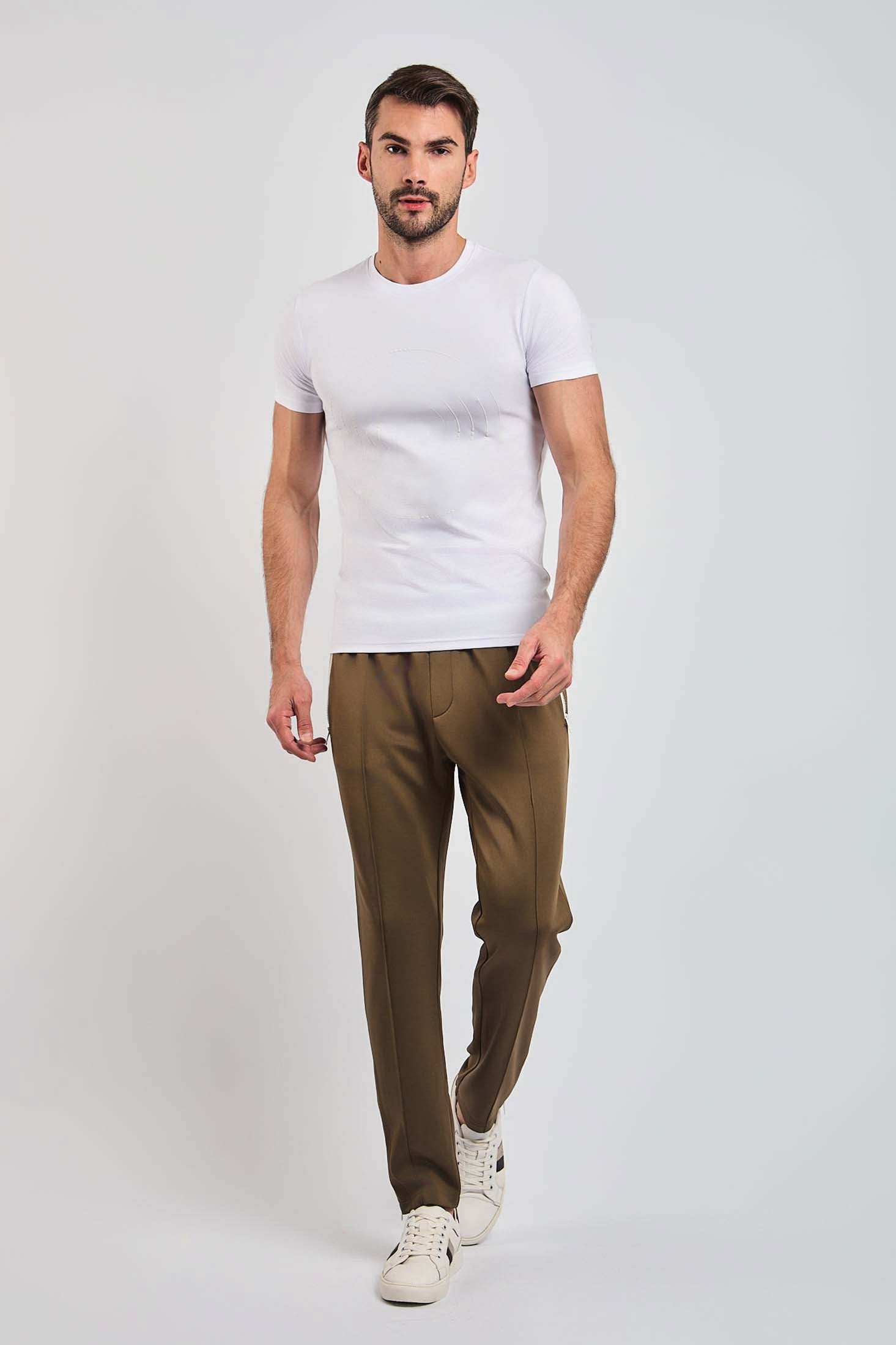 Men Slim Fit Sweat Pant - Green