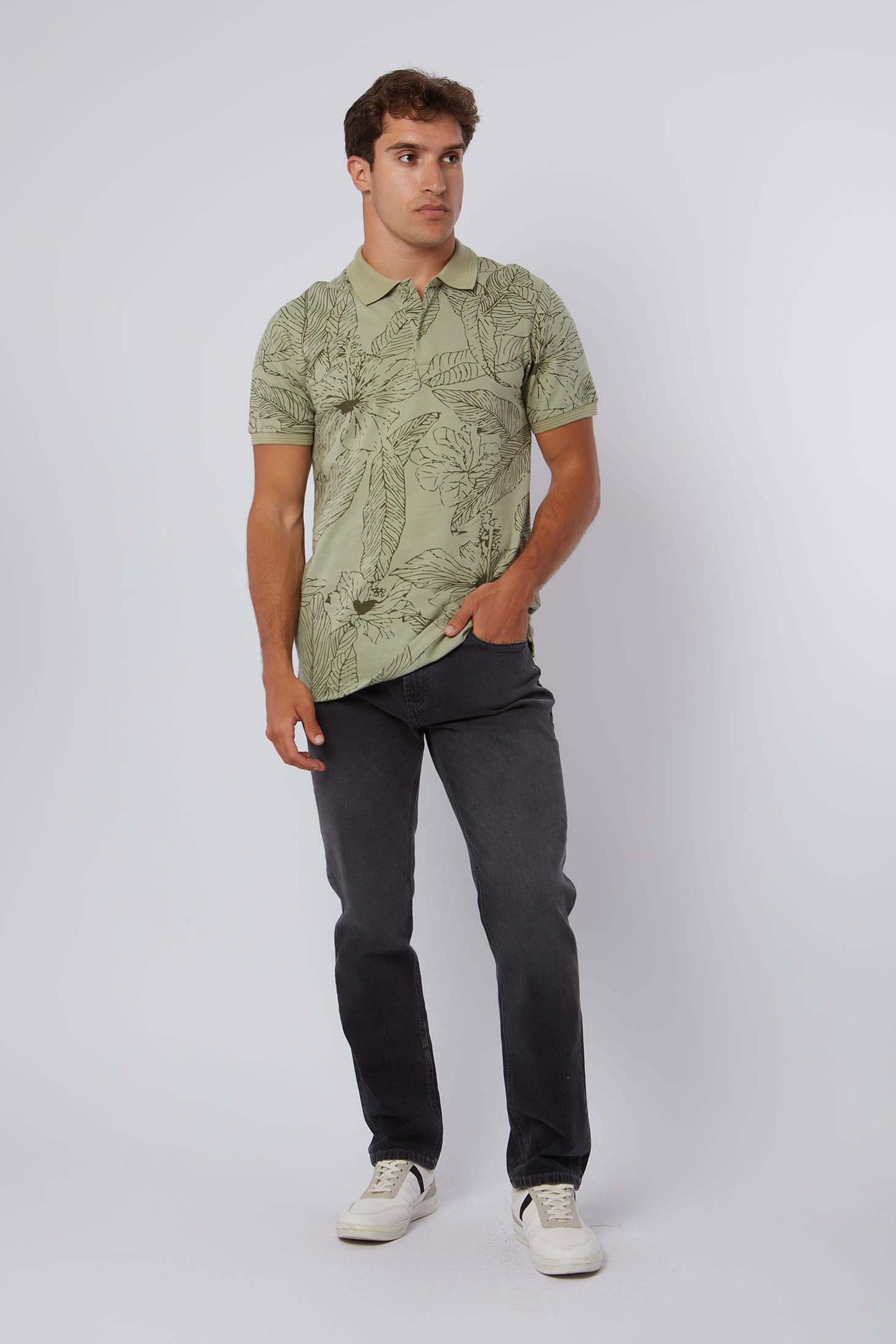 Men Regular Fit Polo -  Orange