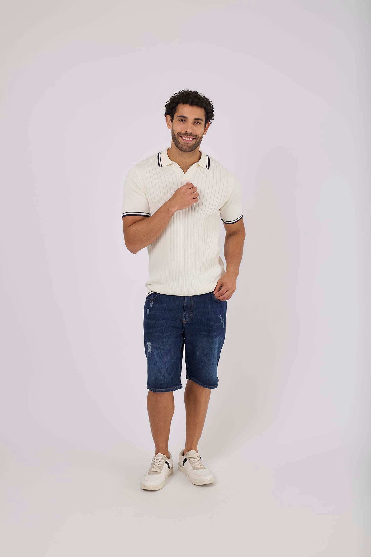 Men Regular Fit Polo - Black