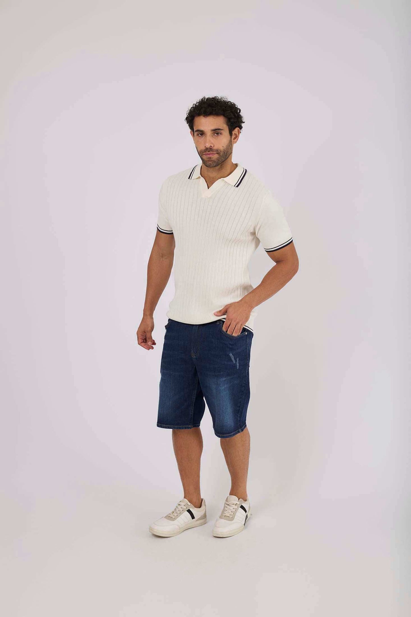 Men Regular Fit Polo - Black