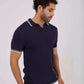 Men Regular Fit Polo - Black
