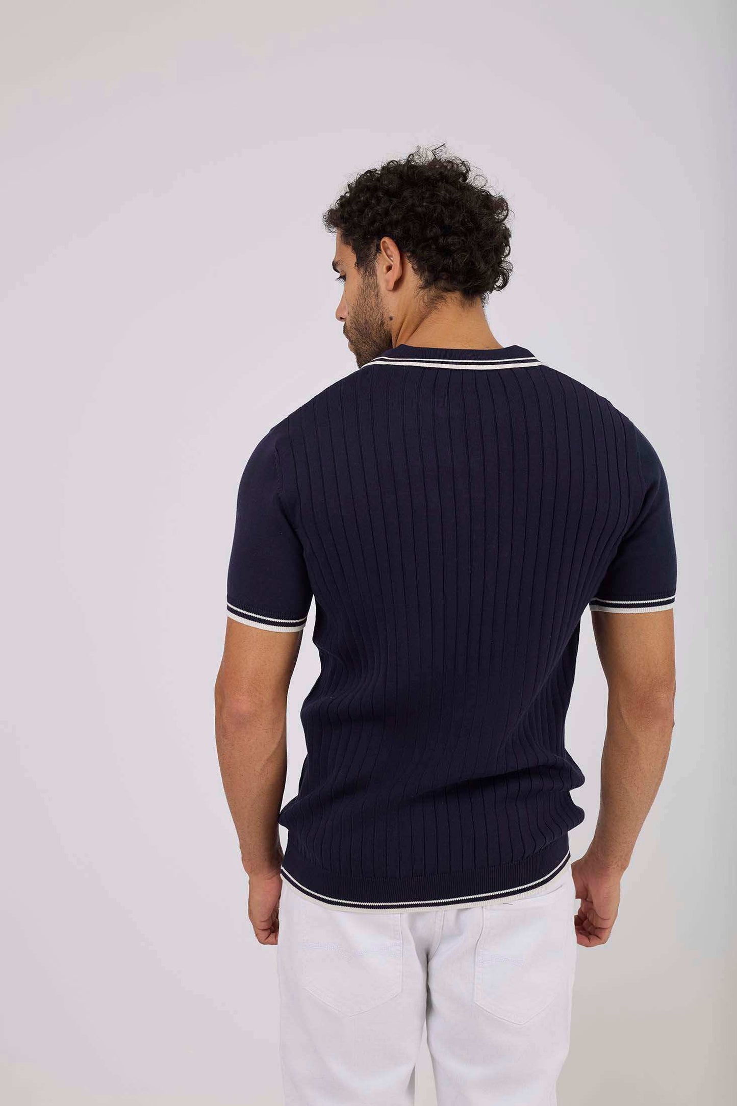 Men Regular Fit Polo - Black
