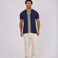 Men Regular Fit Polo - Blue