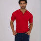 Men Regular Fit Polo - Red