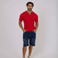Men Regular Fit Polo - Red