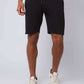Men Regular Fit Sweat Short - Black