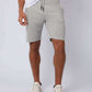 Men Regular Fit Sweat Short - Grey