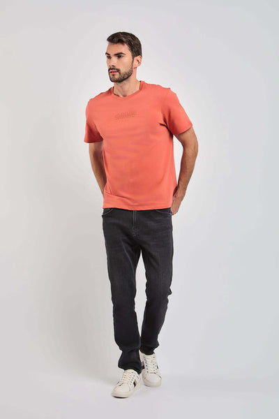 Men Regular Fit T-Shirt - Mecca Pink