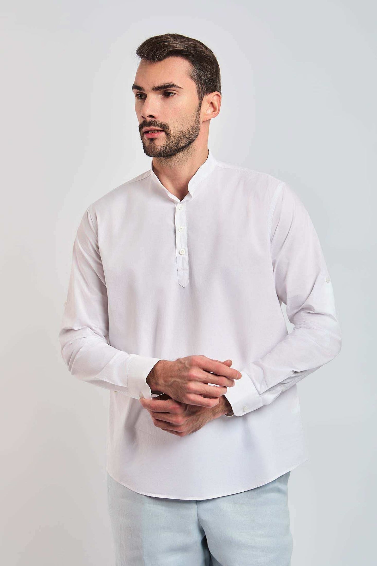 Men Regular Fit Shirt - White