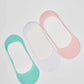 Soft Pastel No-Show Sock Set of 3