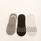 Multi pattern No Show Socks - Set of Three