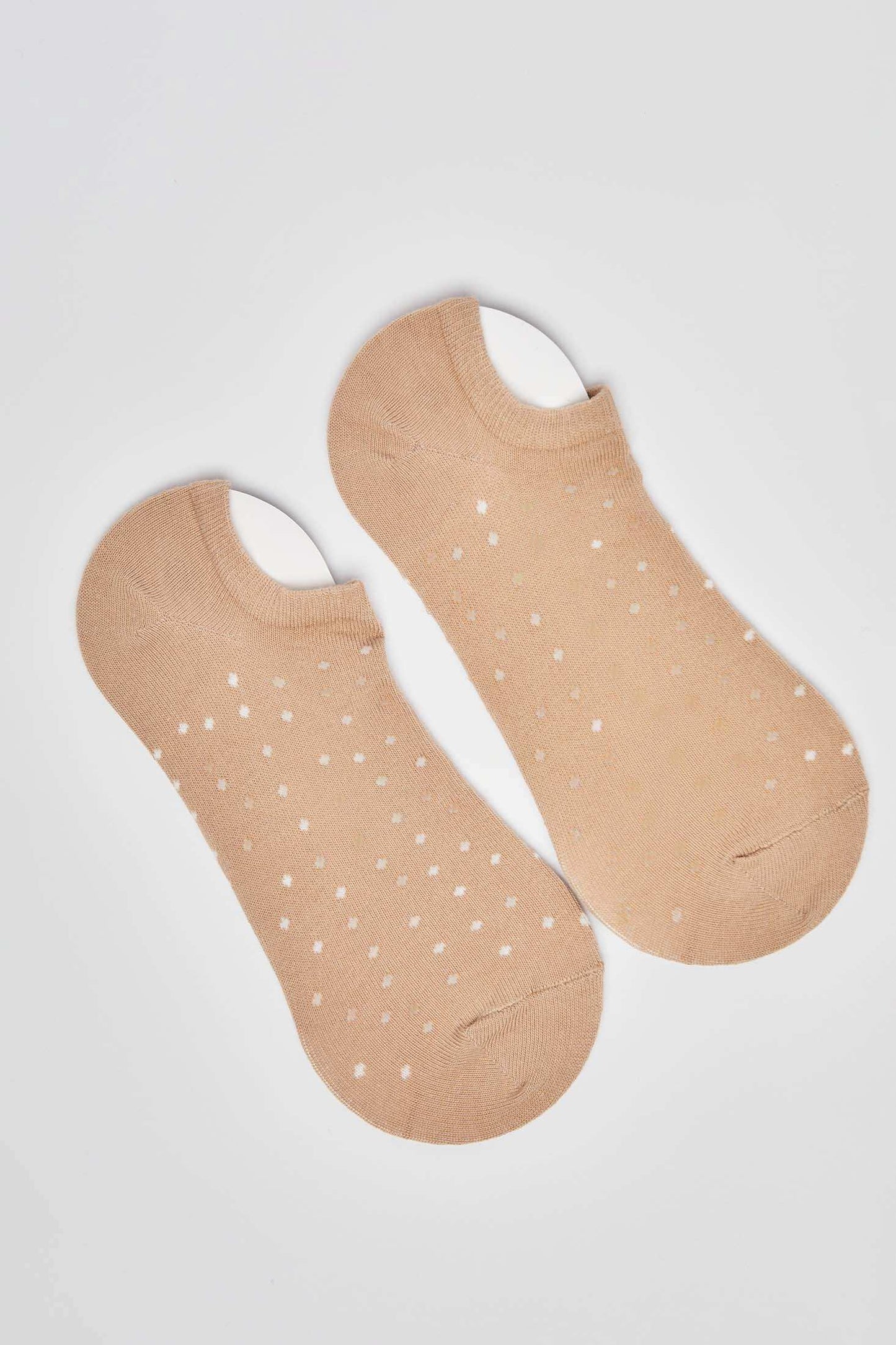 Polka Dot Patterned Ankle Socks