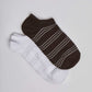 Striped Ankle Socks - Set of Two