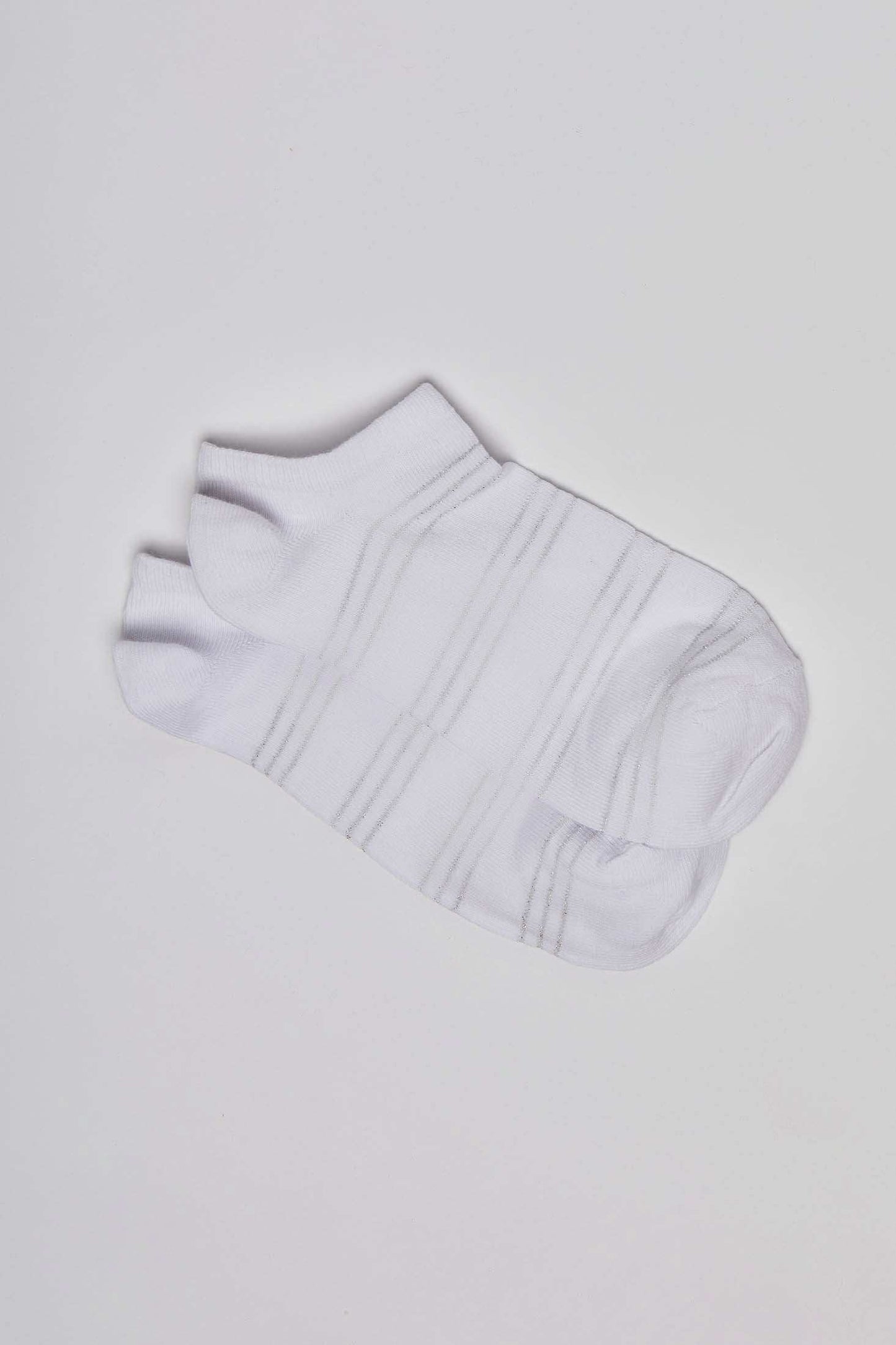 Striped Ankle Socks - Set of Two