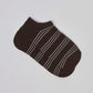 Striped Ankle Socks - Set of Two