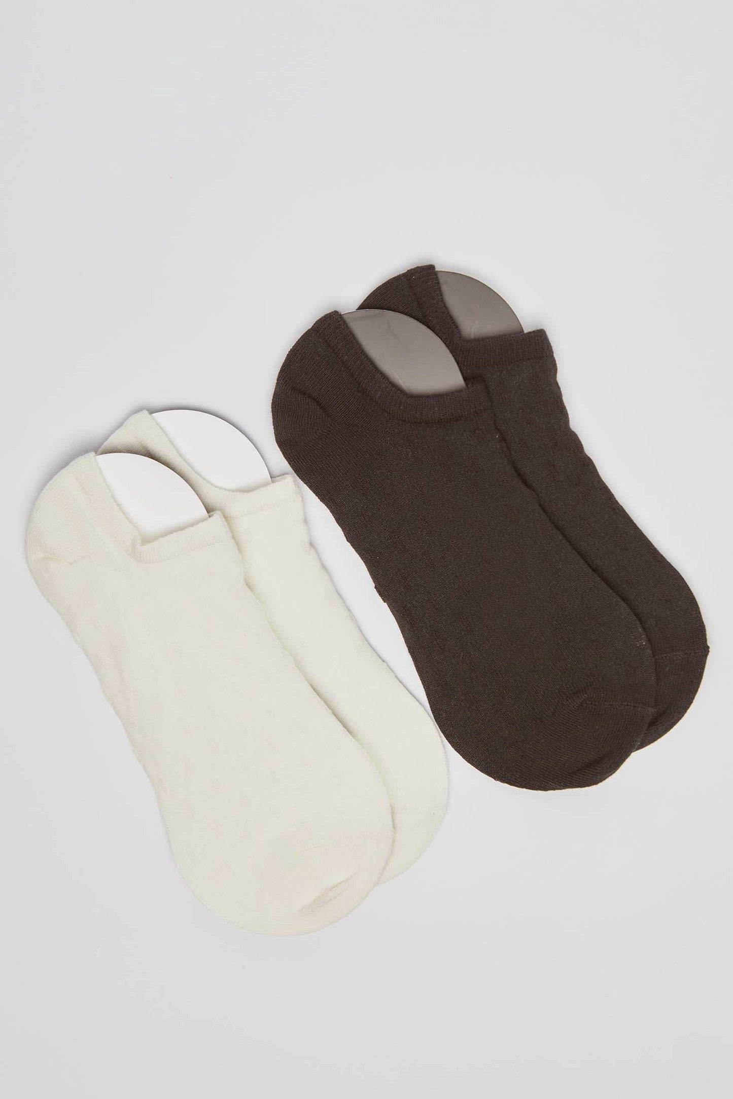 Comfy Textured Low-Cut Sock Pair