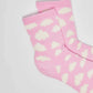 Crew Length Cloud Pattern Fashion Socks