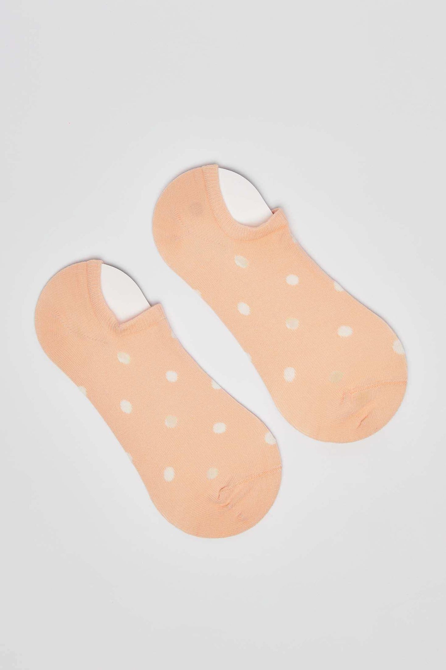 No-Show Polka Dot Print Liner Socks