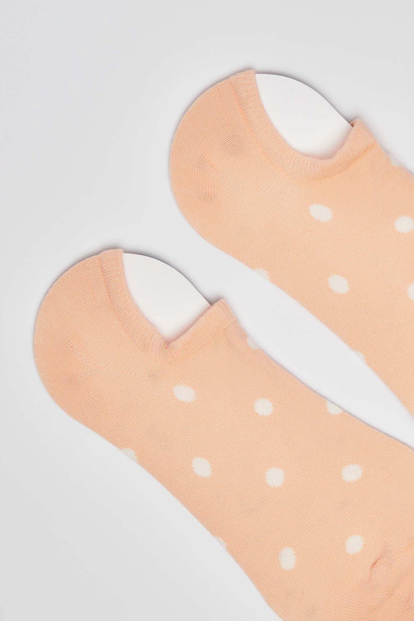 No-Show Polka Dot Print Liner Socks