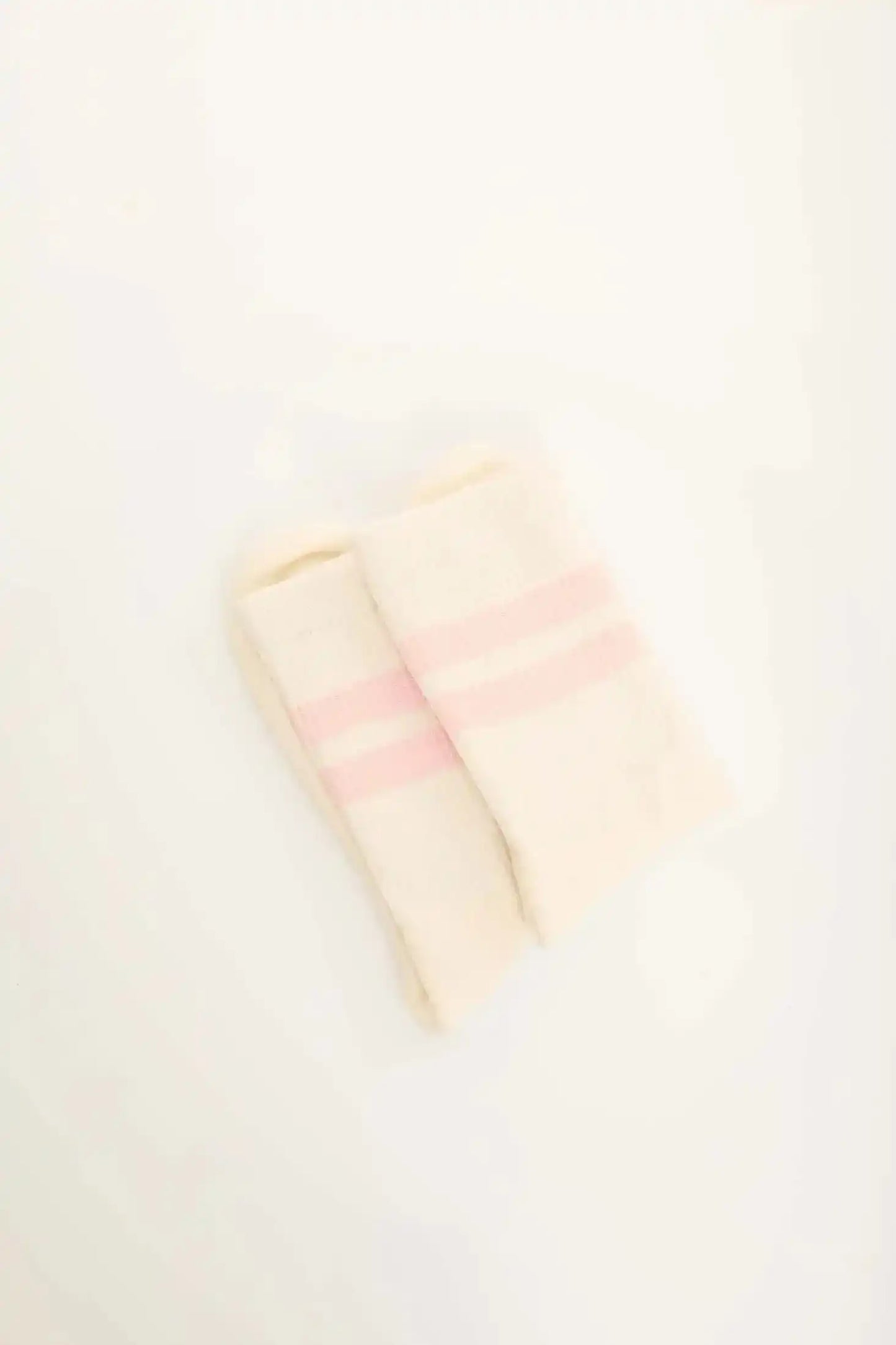 Ribbed Ankle-Length Striped Sport Socks