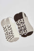 No-Show Leopard Print Ankle Liner Socks - Pack of Two