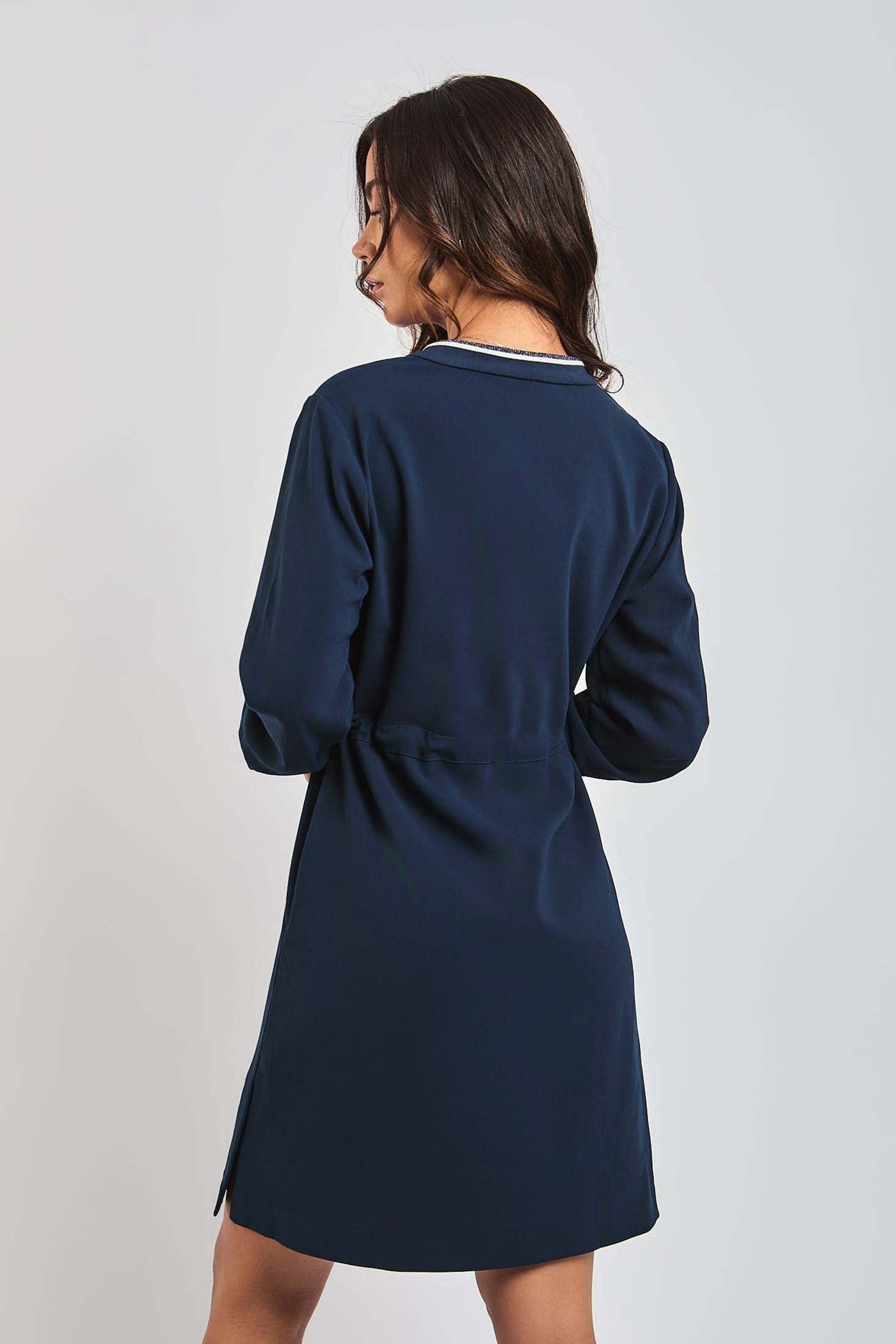 Women Regular Fit Tunic - Navy Dark Blue