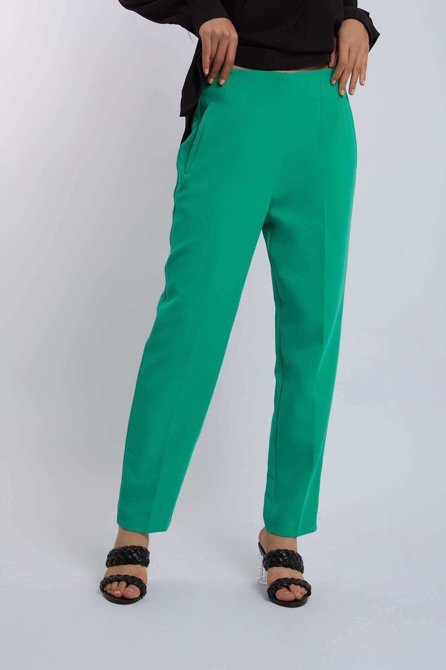 Women Regular Fit Pant - Green