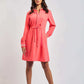 Women Regular Fit Tunic - Printed Pink