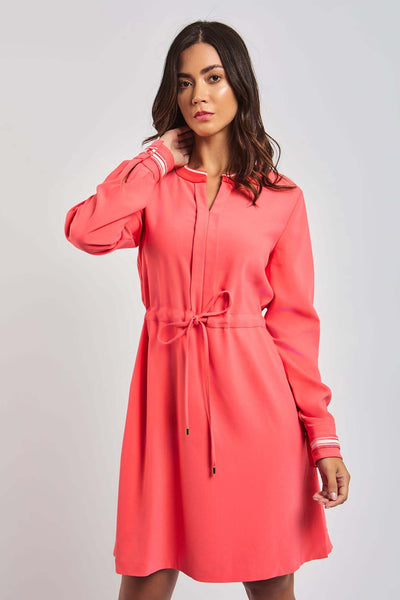 Women Regular Fit Tunic - Printed Pink