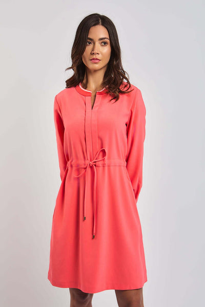 Women Regular Fit Tunic - Printed Pink