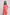 Woman wearing a coral long sleeve casual dress with drawstring waist, posing on light background