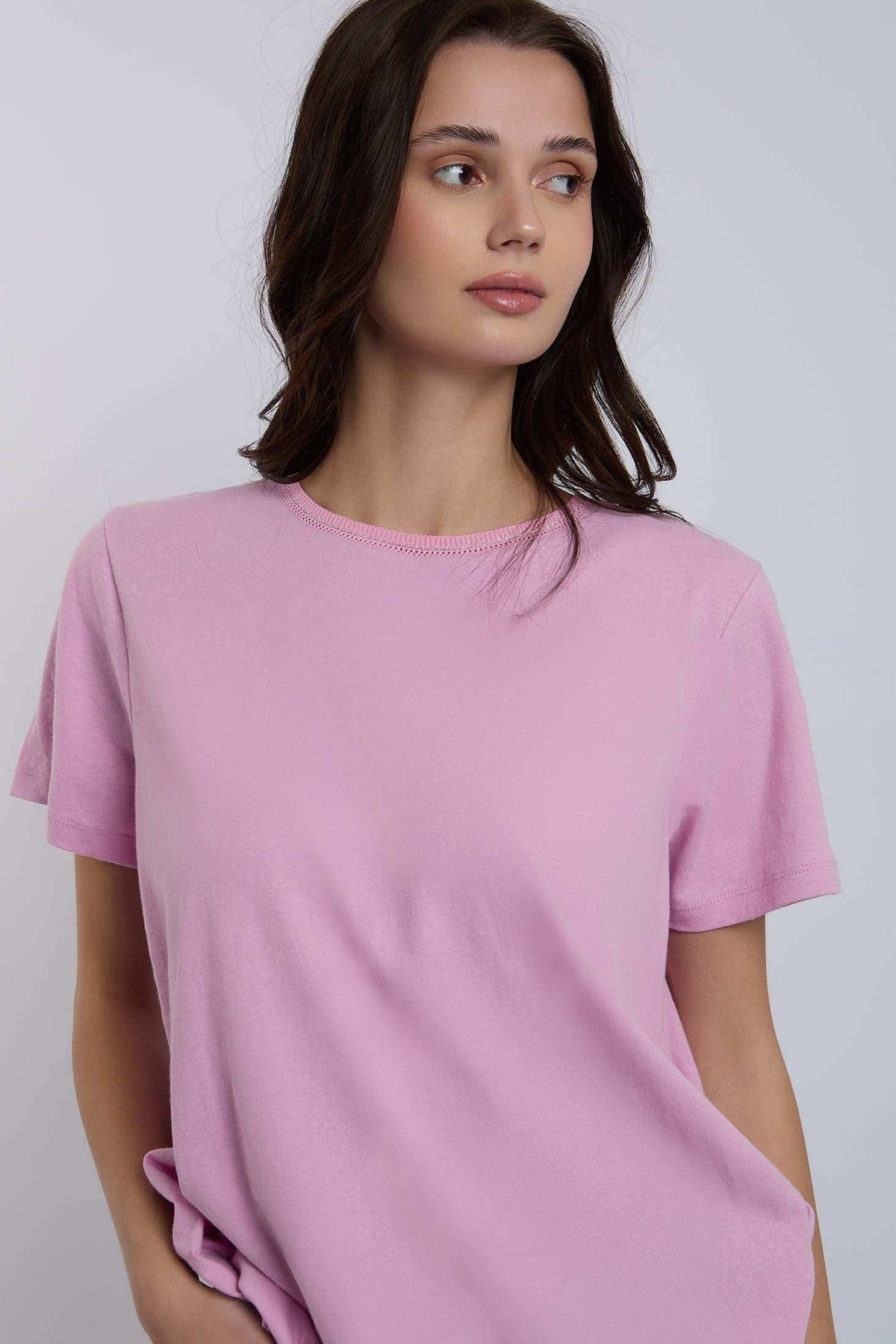 Women Regular Fit T-Shirt - Pink
