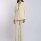 Women Regular Fit Blazer - Off White