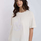 Women Regular Fit T-shirt - Off White