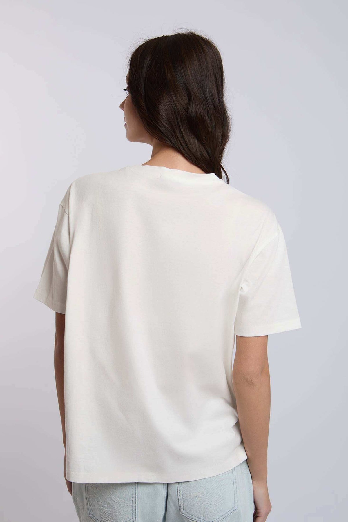 Women Regular Fit T-shirt - Off White