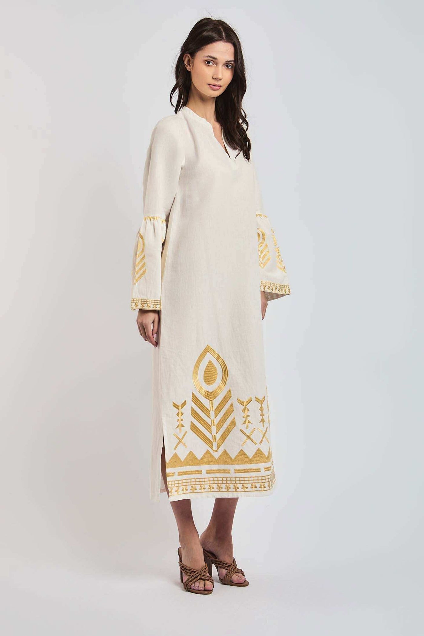 Women Regular Fit Kaftan - Off White