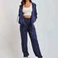 Women Regular Fit Sweat Jacket - Twilight Blue