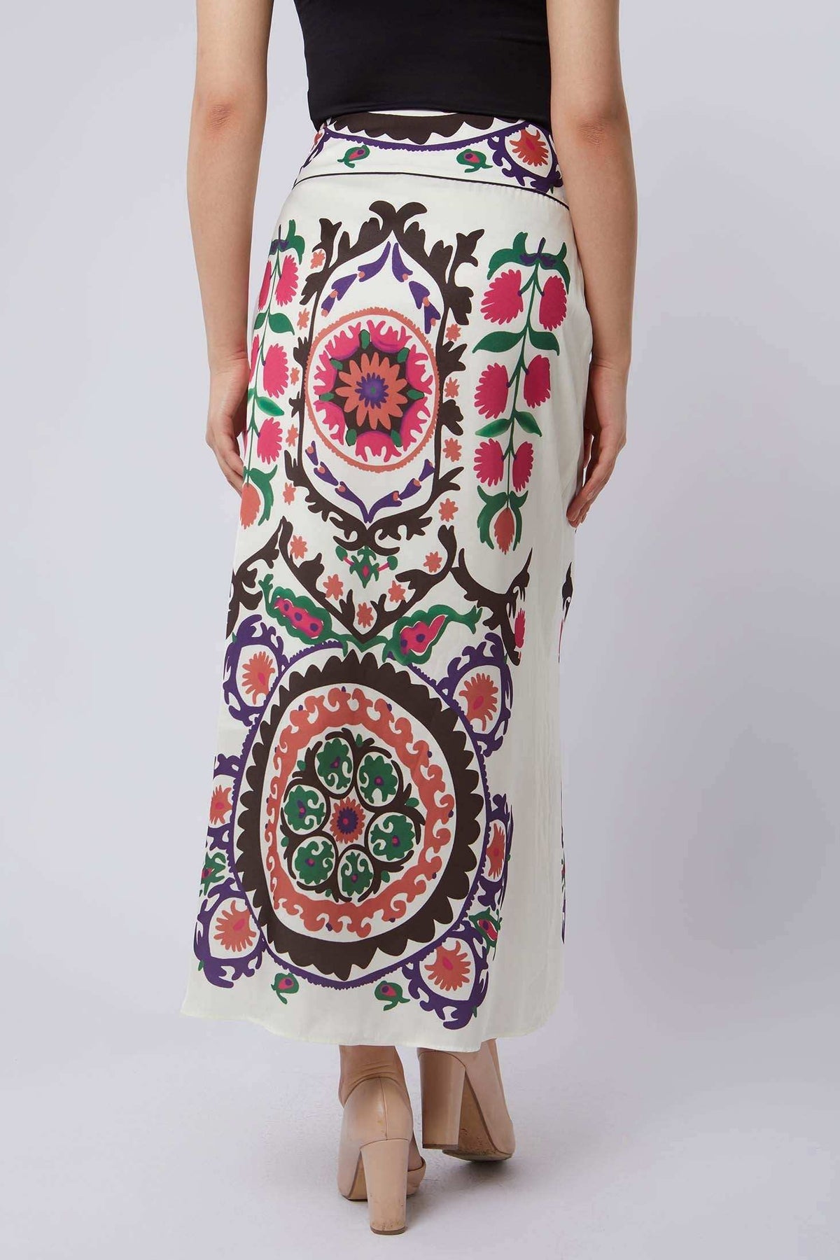 Women Regular Fit Skirt - printed Multicolorcolor