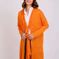 Women Regular Fit Cardigan - Musk Orange