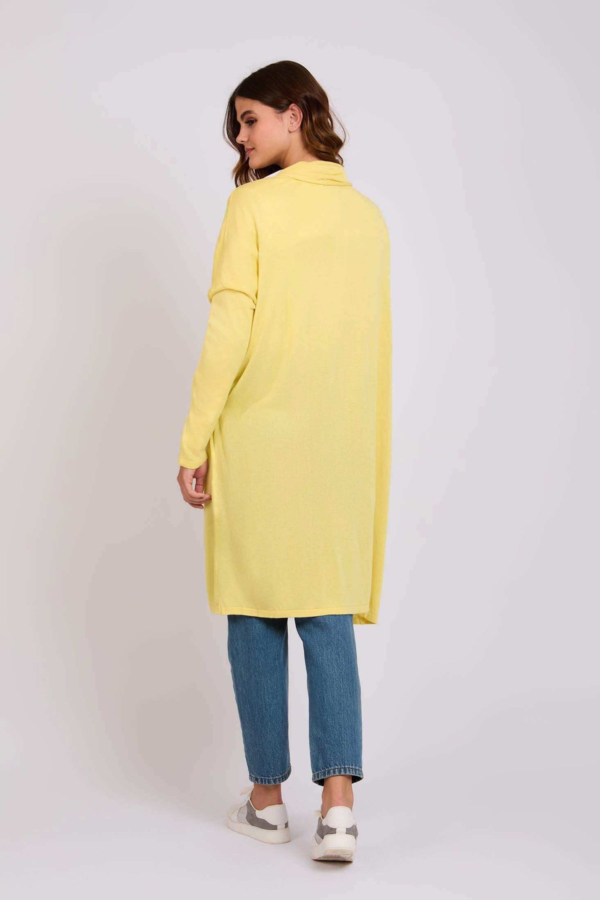 Women Regular Fit Cardigan - Yellowtail
