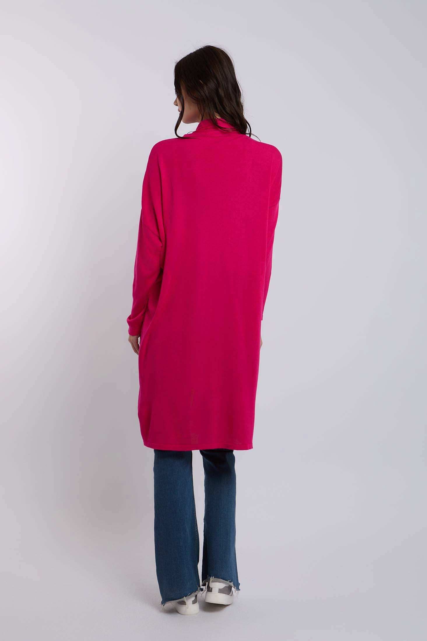 Women Regular Fit Cardigan - Pink
