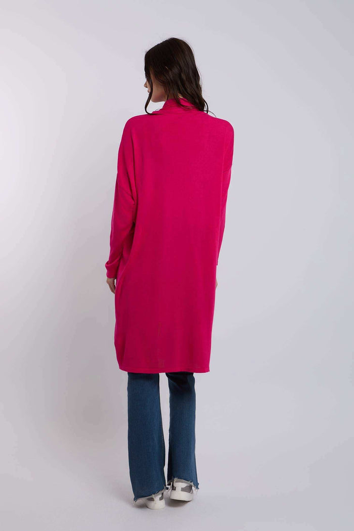Women Regular Fit Cardigan - Pink