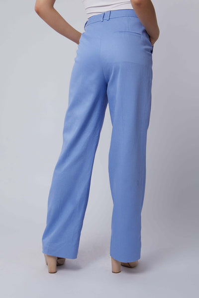 Women Regular Fit Pant - Blue