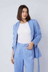 Women Regular Fit Blazer - Placid Blue
