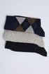 Solid & Argyle Three Stretch Socks