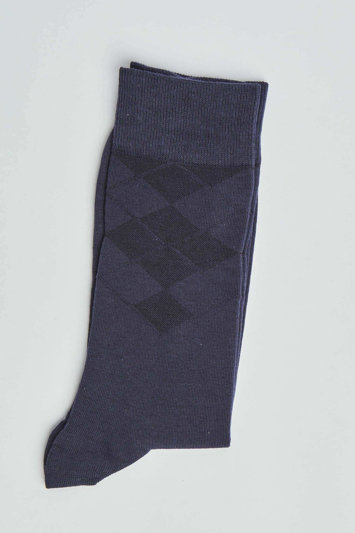 Diamond Shape Mid-Calf Socks